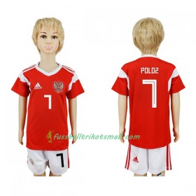 Fußballtrikots Russland Poloz 7 Kinder WM 2018 Heimtrikotsatz kaufen